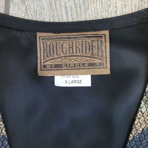 Womans Vintage Western Vest - Picture 7 of 9